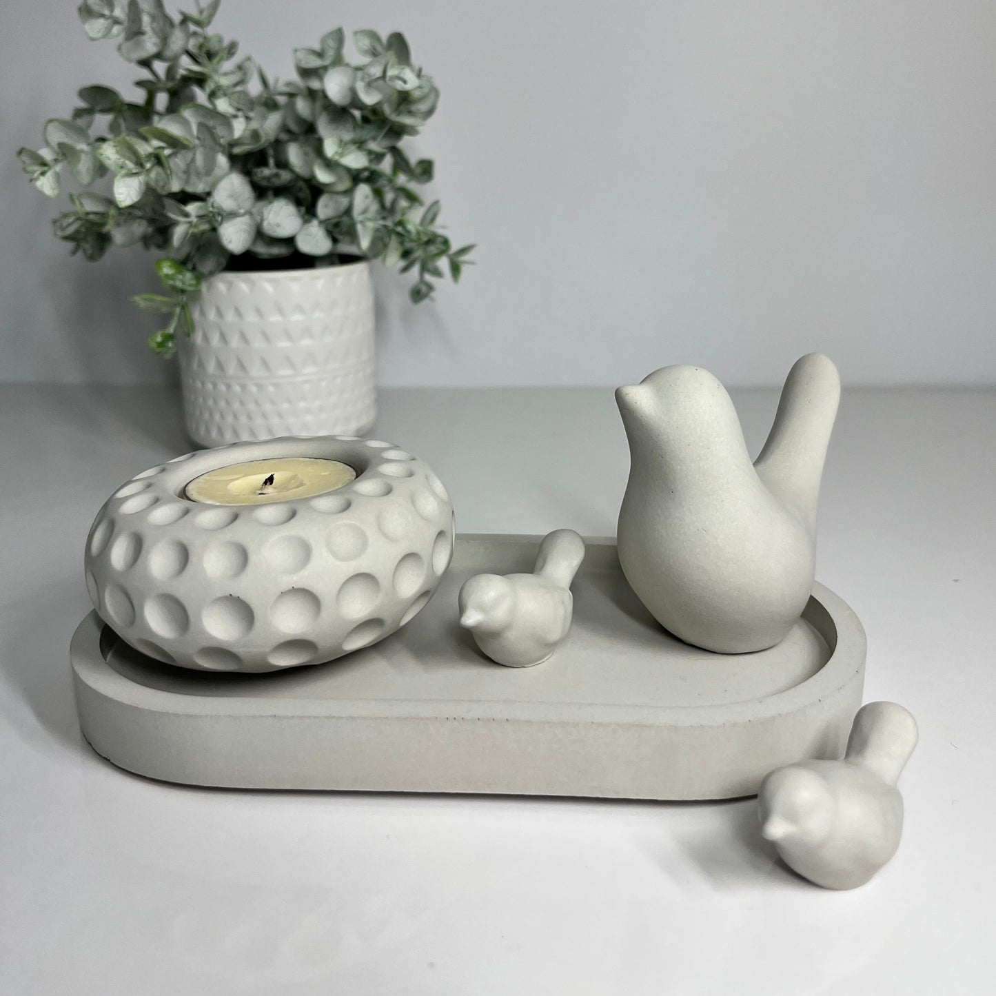 Concrete Bubble Pot/tea light holder