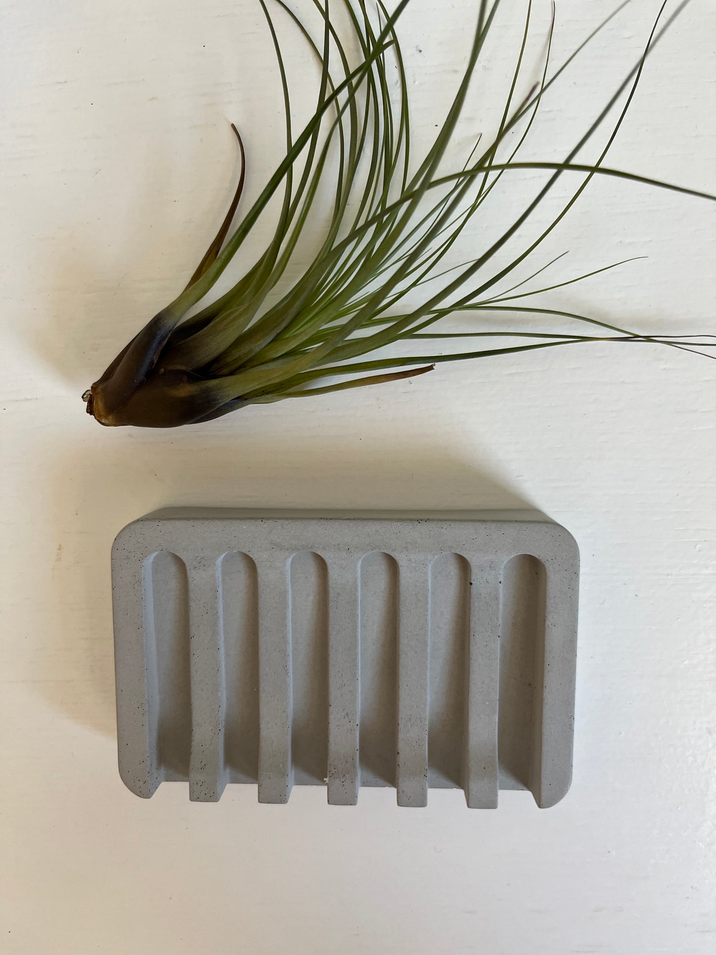 Concrete Rectangle Soap Dish