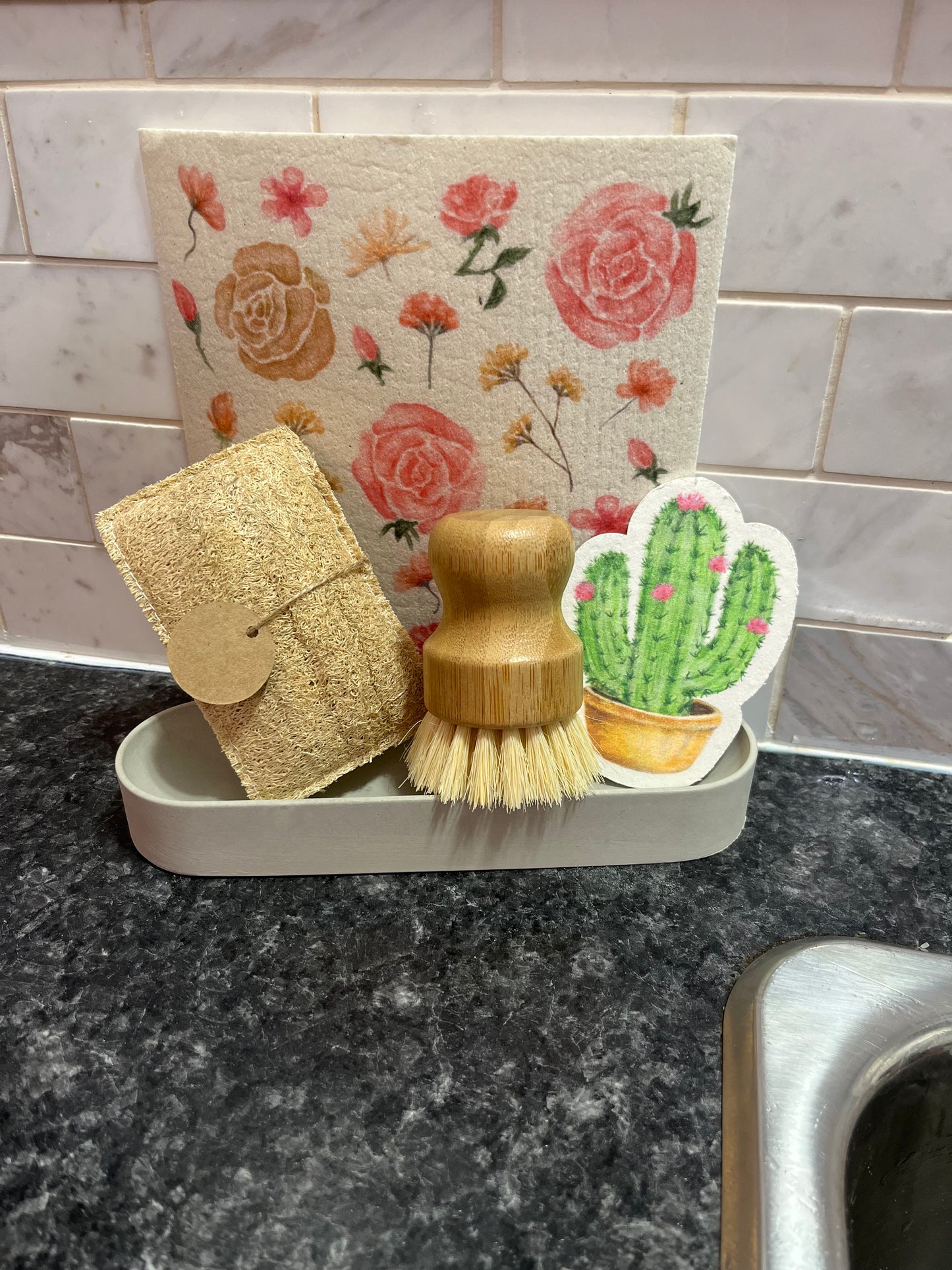 Wood Cellulose Loofah Sponge